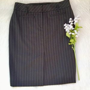 NWOT LOFT Striped Pencil Skirt Size 8